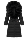 Florence Stripe Vinterjacka Svart