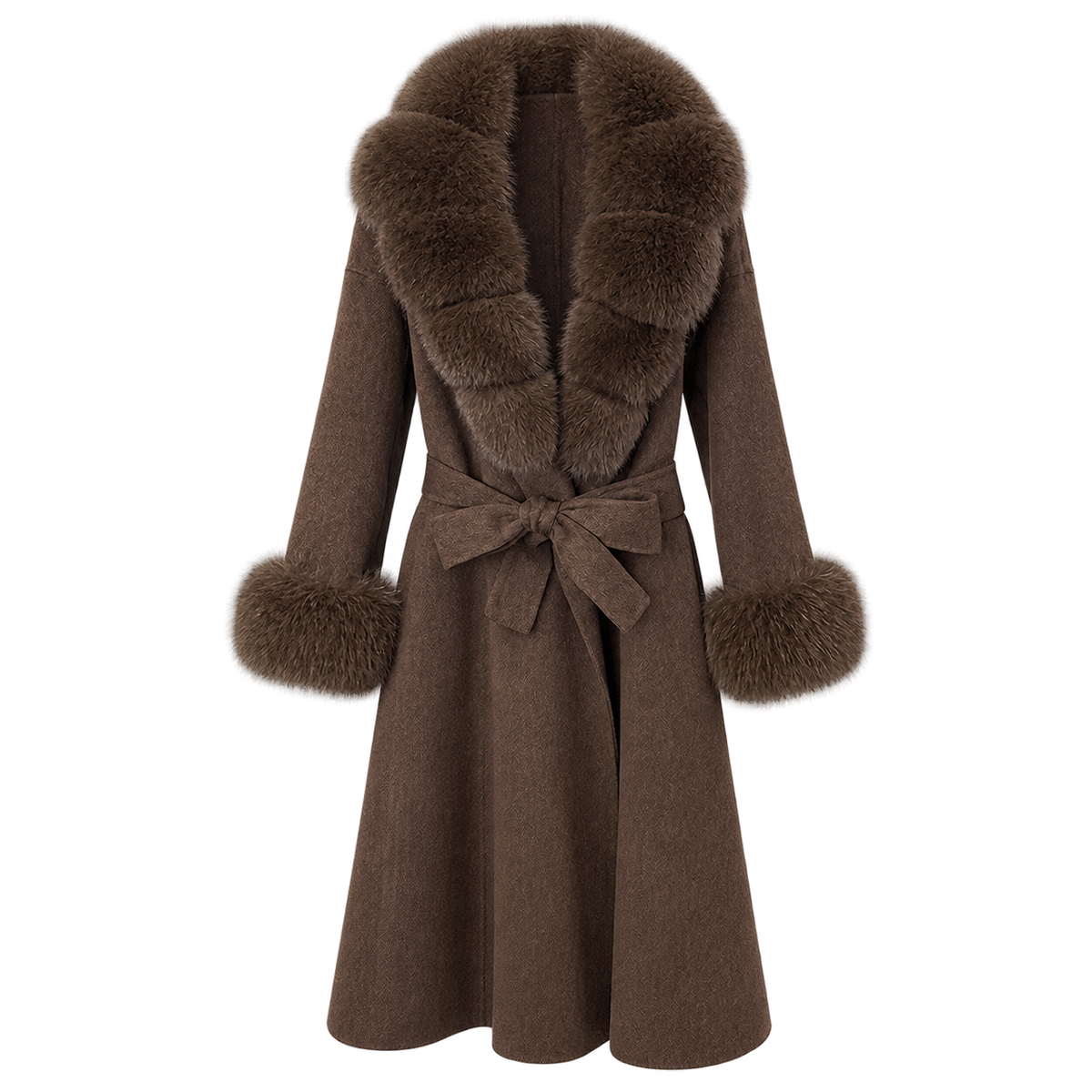 Annecy Fur Kappa Brun