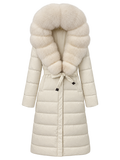 Florence Stripe Vinterjacka Benvit